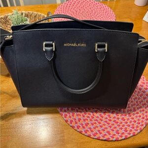 Michael Kors Black Satchel Bag